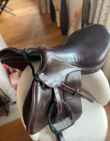 Selle Voltaire Design - Modèle Stuttgart-Chocolat