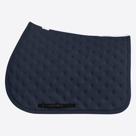 Tapis de selle Broderie Bleu marine - Cavalleria toscana - confort optimal