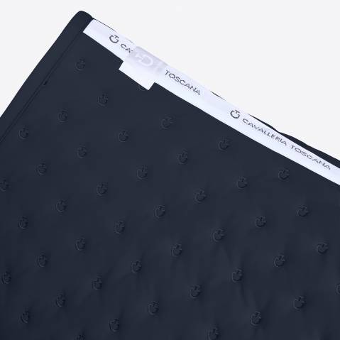 Tapis de selle Broderie Bleu marine - Cavalleria toscana - confort optimal