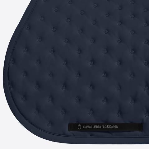 Tapis de selle Broderie Bleu marine - Cavalleria toscana - confort optimal