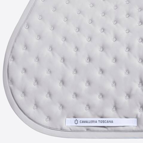 Tapis de selle Broderie Gris claire - Cavalleria toscana - confort optimal