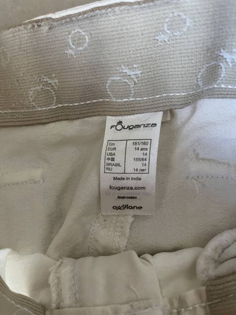 Pantalon blanc fouganza