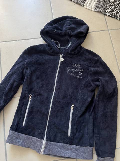 Veste polaire paillettes 