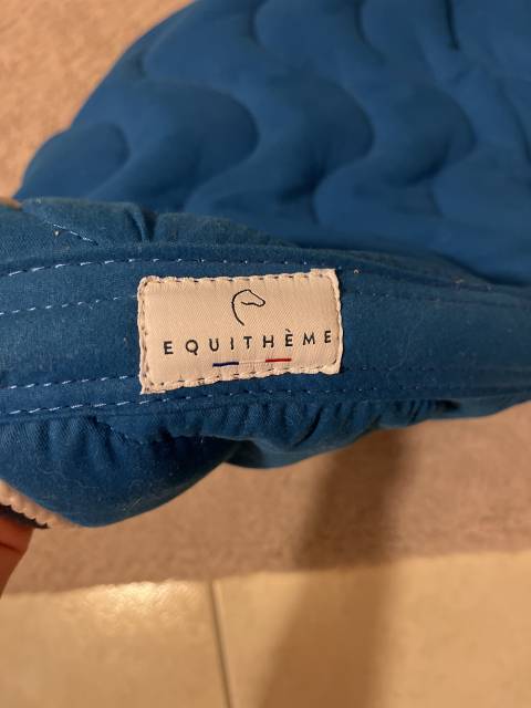 Tapis equitheme bleu roi