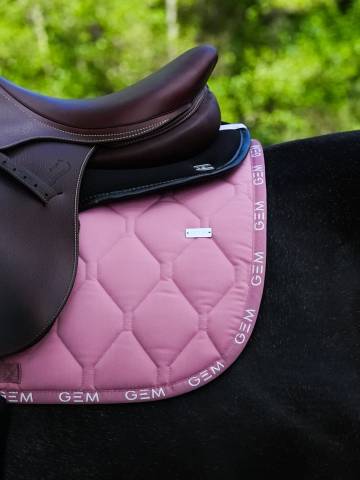 Tapis de selle love rose - gem