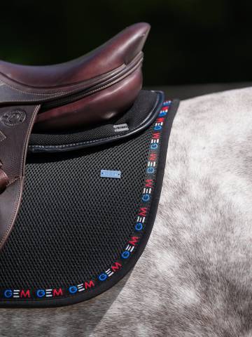 Tapis de selle Mesh - GEM - Bord coton résistant