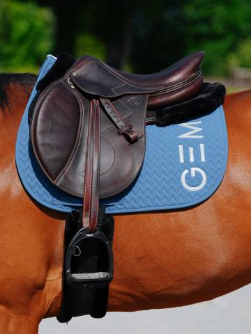 Tapis de selle Ten - gem - matelassage en v