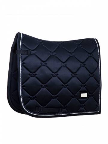 Tapis de selle midnight blue - equestrian stockholm - tissu déperlant
