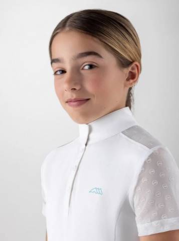 Polo de concours pour enfant - Equiline - manches courtes