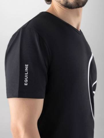 T-shirt homme logo 3d - Equiline - tissu extensible