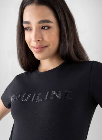 T-shirt strass Equiline - femme - tissu doux et respirant
