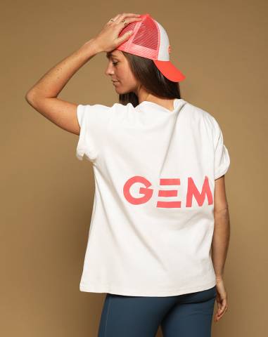 T-shirt eclair - GEM - oversize avec logo