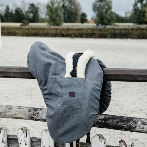 Housse de selle dressage - kentucky - poches externes
