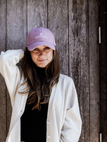 Casquette baseball wool - Kentucky - effet laine, logo brodé