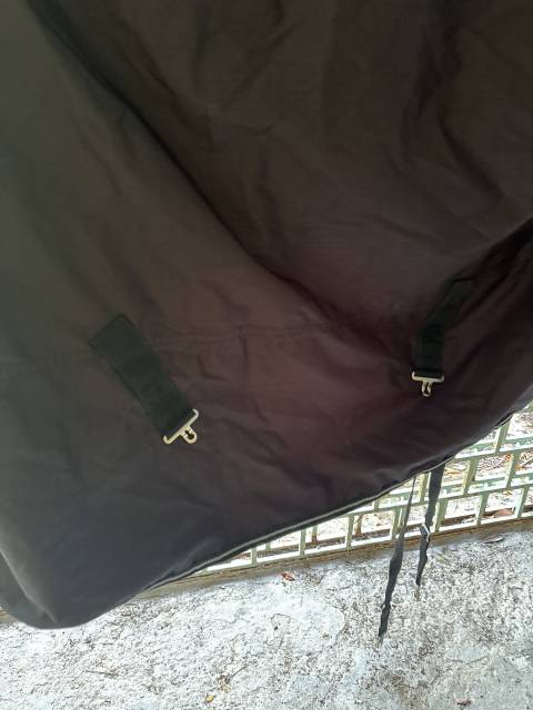 Couverture imperméable noire cheval 