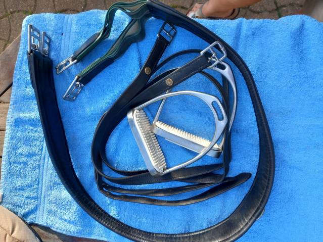 SELLE MIXTE FORESTIER - Modèle Segonzac - 17' - Noire