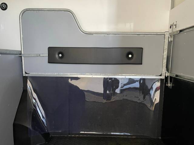 Bavette caoutchouc transparente pour bat-flanc