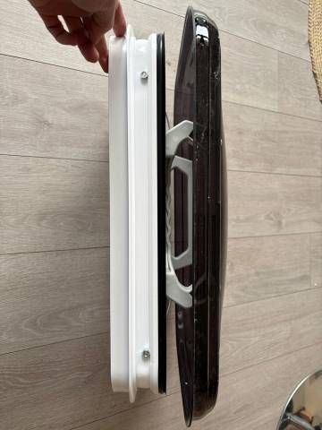 Lanterneau avec grille pour van et camion chevaux - 350 x 500 mm