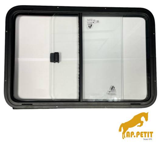 Baie coulissante 600 x 250 - pour camion chevaux