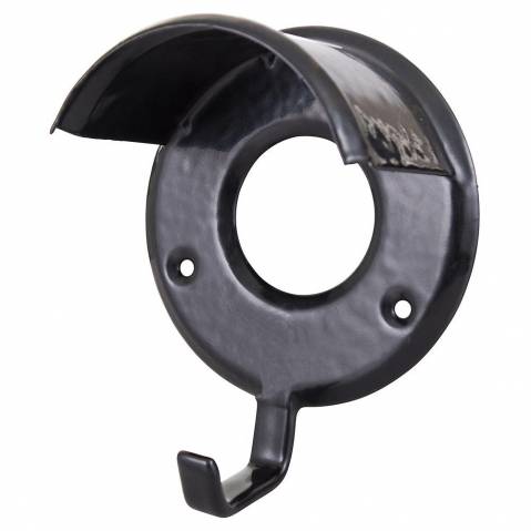 Porte bridon métal noir - BR - acier galvanisé