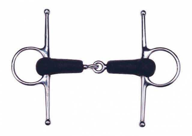 Mors à aiguille brisé caoutchouc - Feeling - double brisure