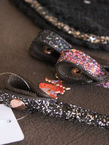 Frontal disco à pression - ju & pa - cuir tanné végétal