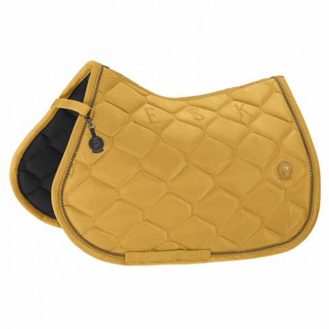 Tapis de selle highgloss pearls platinum - Eskadron - effet satiné