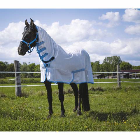 Chemise anti-mouches combo - riding world - polyester respirant
