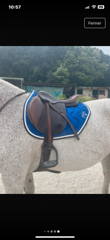 Ensemble Pénélope Tapis + Bonnet Bleu