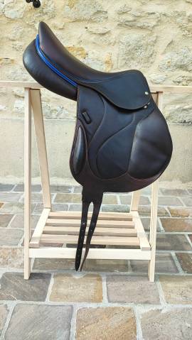 Selle Devoucoux Chilberta O avec liséré bleu