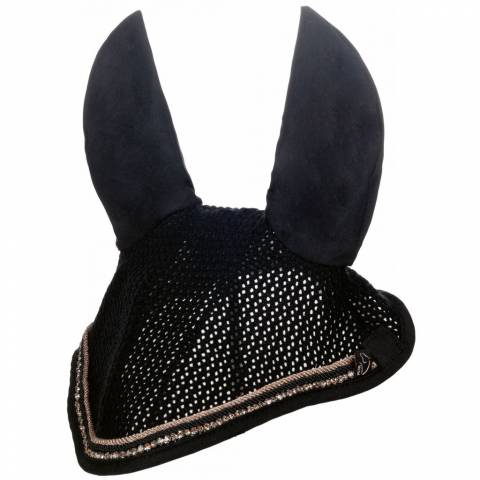 Bonnet anti mouches rosegold glamour - HKM - Détails cristaux