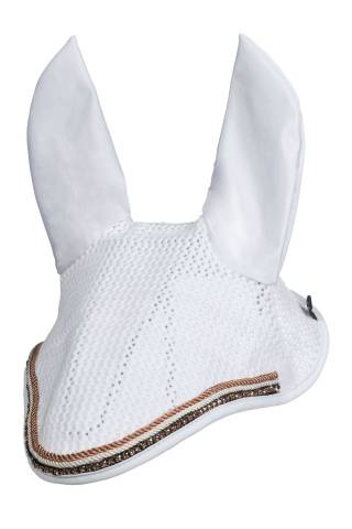 Bonnet anti mouches rosegold glamour - HKM - Détails cristaux