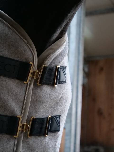 100% undyed natural sheep wool rug PURE by EQUITECT.