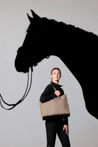 Sac Faux Leather Shopper Platinum 2025 - Eskadron