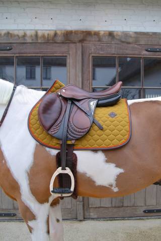 Tapis de selle Onion Quilt Neon Leather Mixte - Kentucky