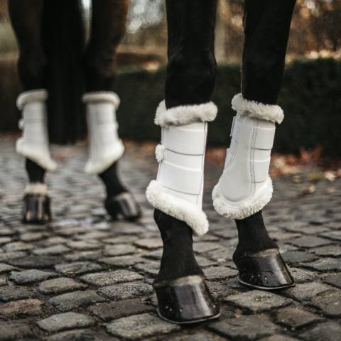 Guêtres de dressage Turnout Boots Air - Kentucky - Cuir nubuck artificiel
