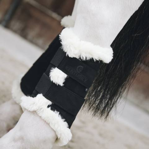 Guêtres de dressage Turnout Boots Air - Kentucky - Cuir nubuck artificiel