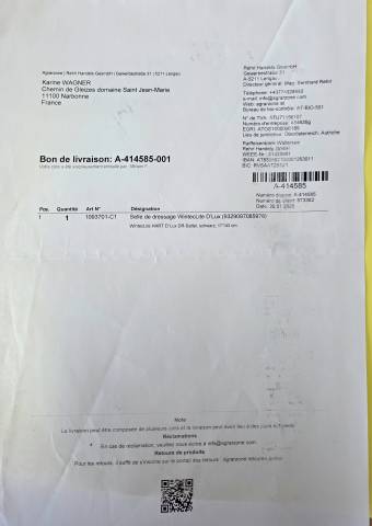 Selle de dressage winteclite d'luxe