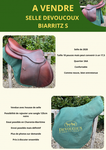 Selle Devoucoux Biarritz S 
