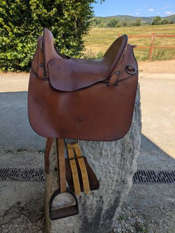 Selle Malibaud type Mac Clellan 