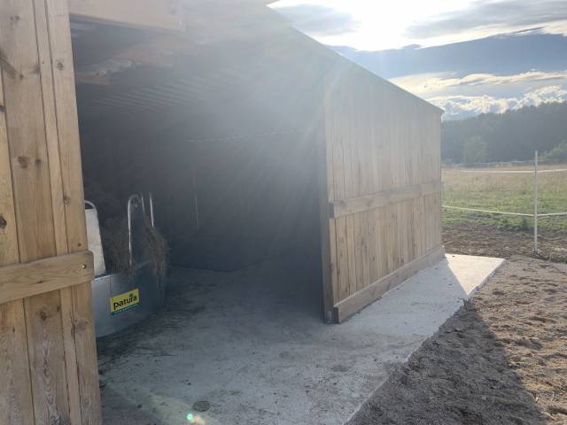 écurie ouverte pour deux chevaux - 70200 franchevelle