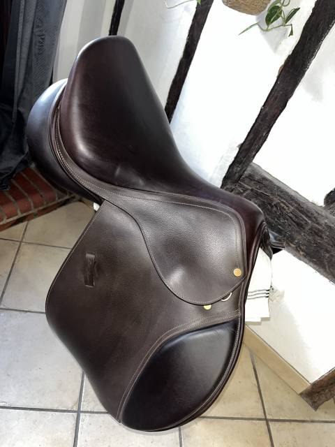 Selle Eric Thomas Fitter Mixte marron 17,5