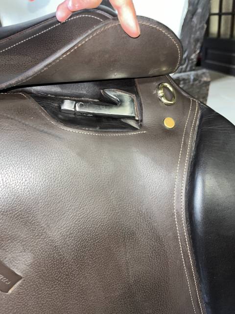 Selle Eric Thomas Fitter Mixte marron 17,5