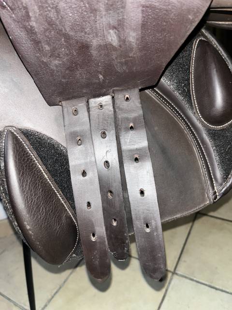 Selle Eric Thomas Fitter Mixte marron 17,5