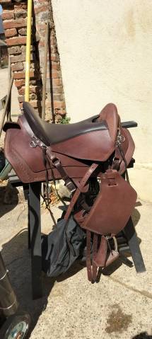 Selle de randonnée style western 