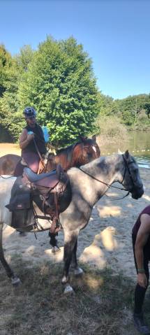 Selle de randonnée style western 
