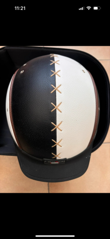 Bombe Casco noire et blanche