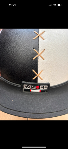 Bombe Casco noire et blanche