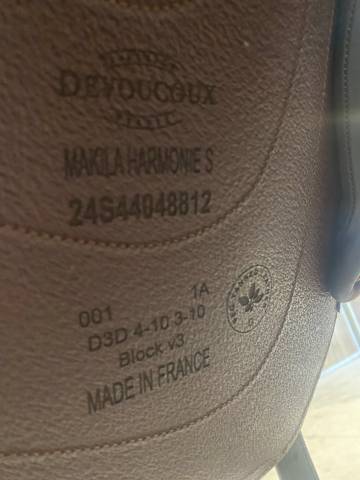 selle de dressage Devoucoux Harmonie S