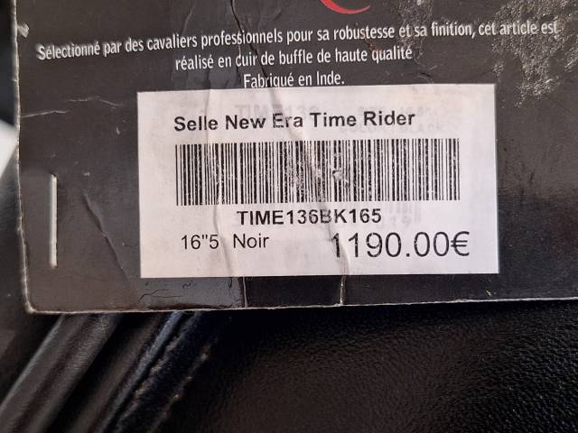 Selle de dressage 16,5  Time Rider (New Era Stationata) 